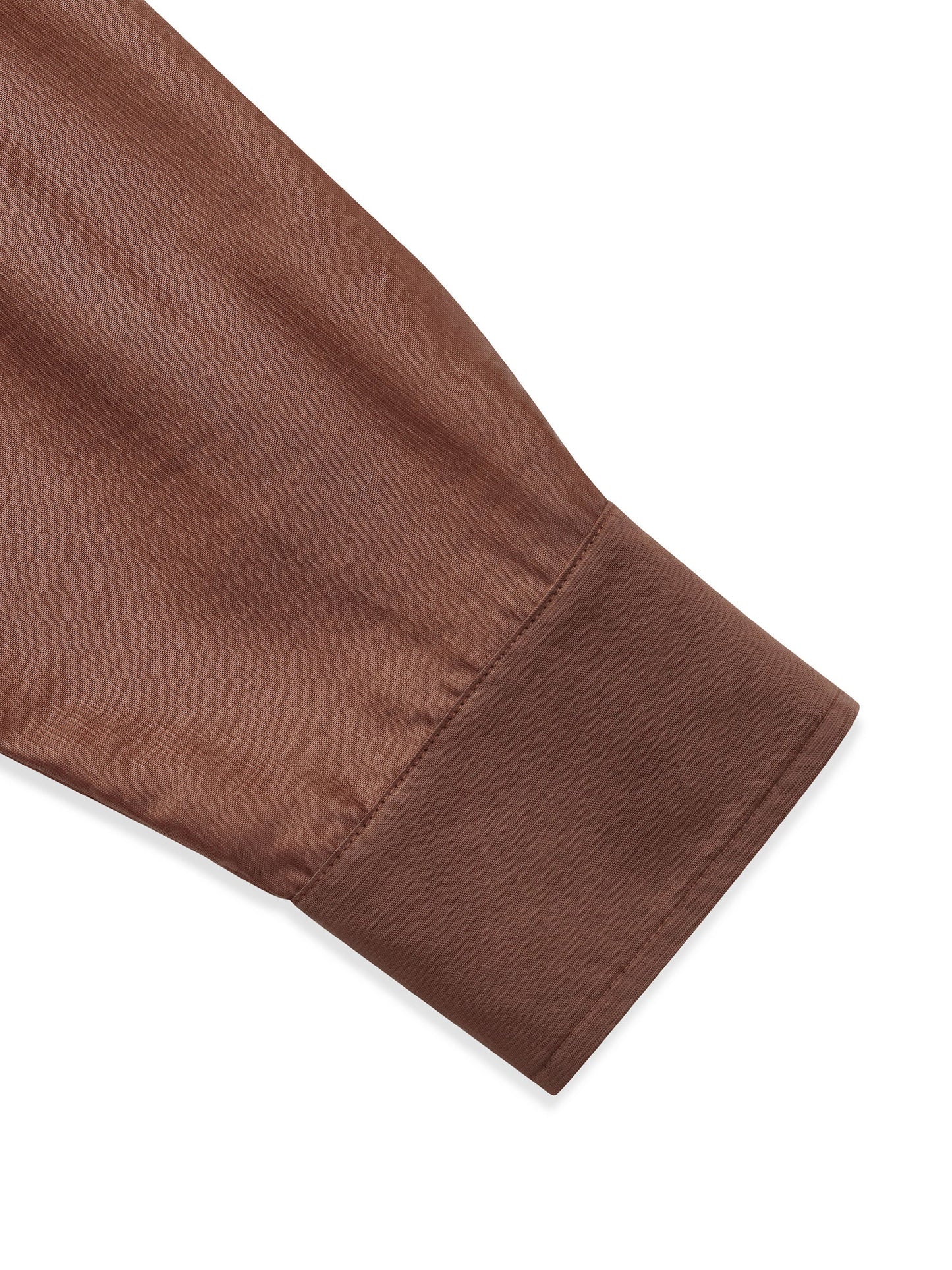 Tencel Blend Mock Layered Women Shirt