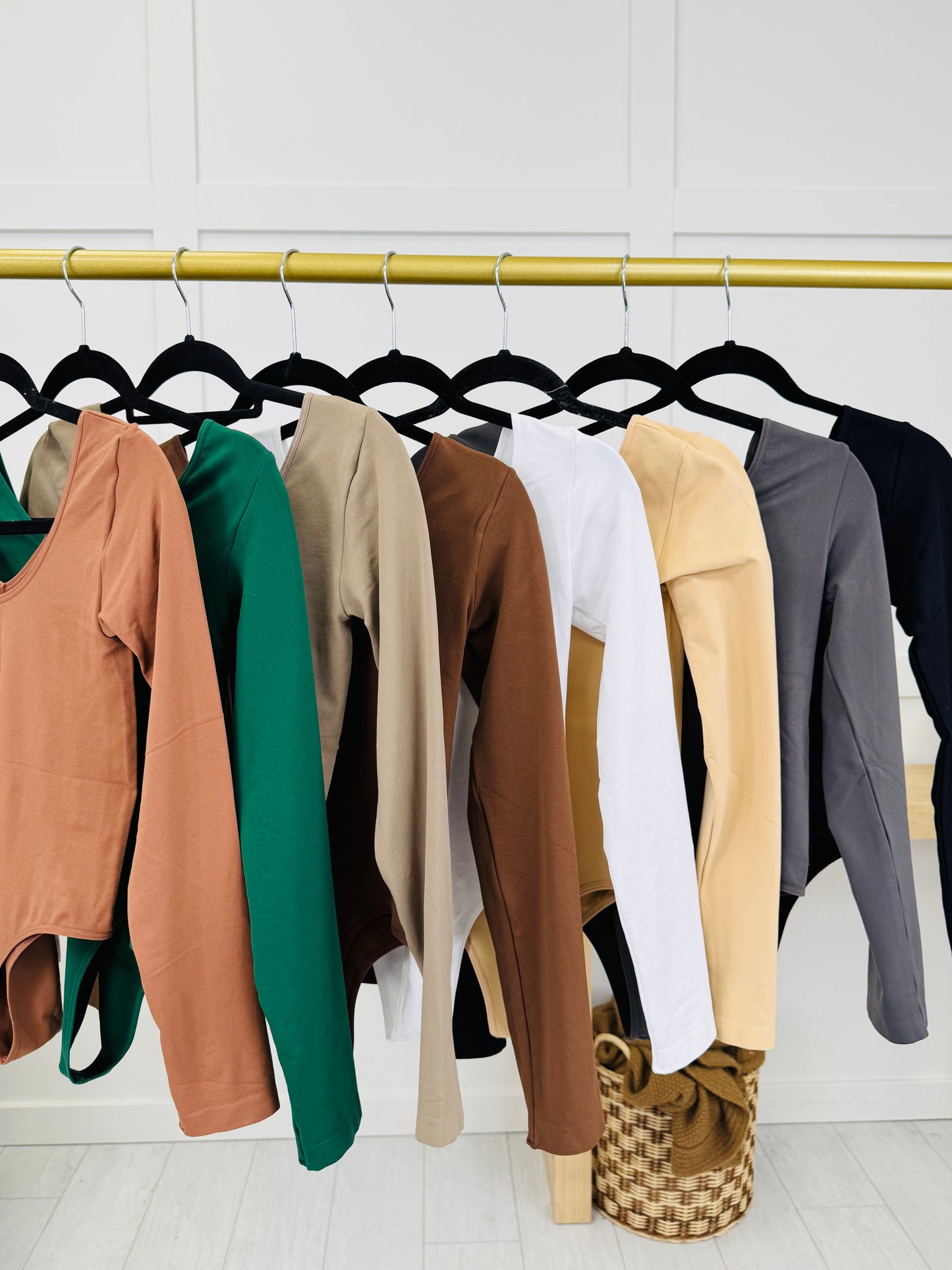 Seamless Body Contour Long Sleeve Shapewear Bodysuit in Multiple Colors!