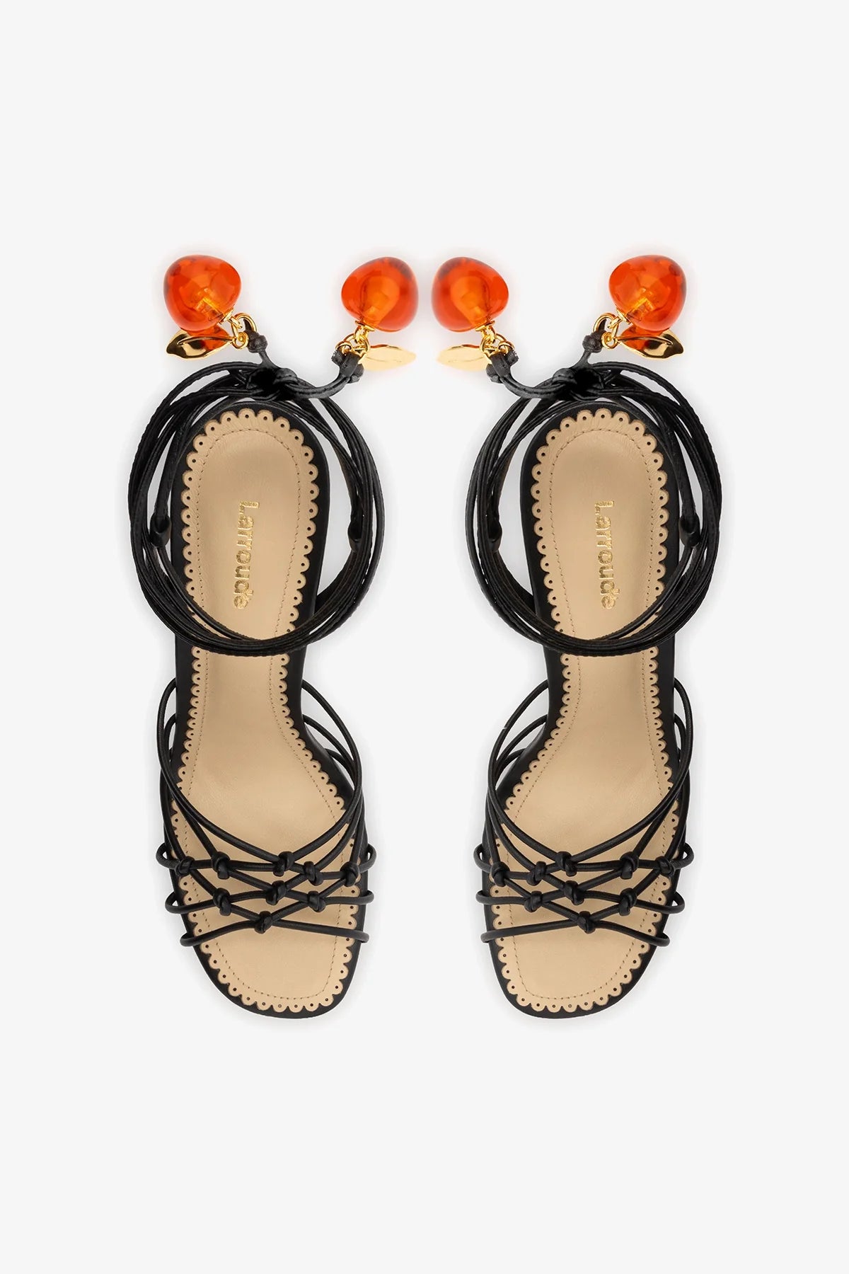 Carmen Sandal Black Leather