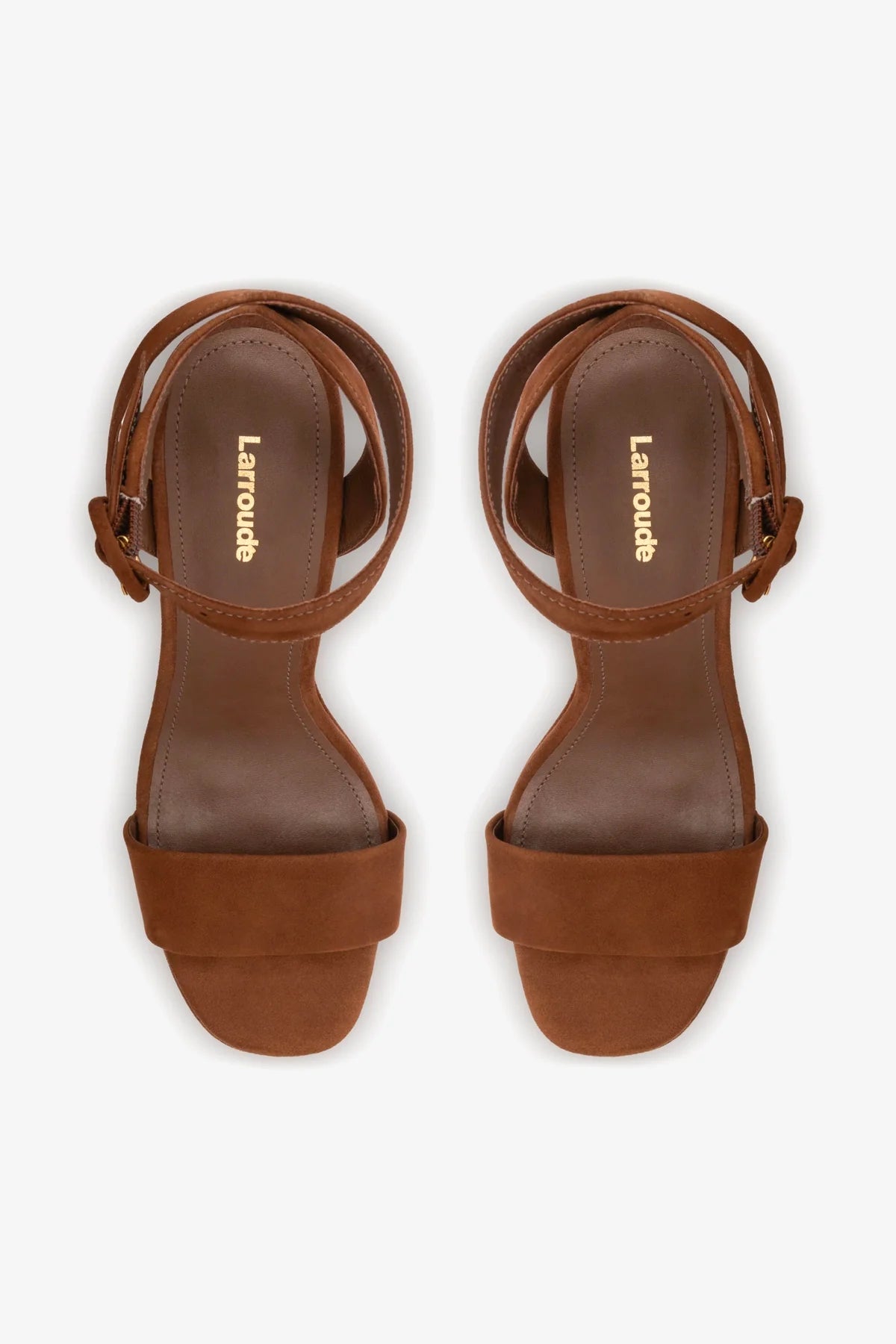 Dolly Sandal In Burnt Umber Suede