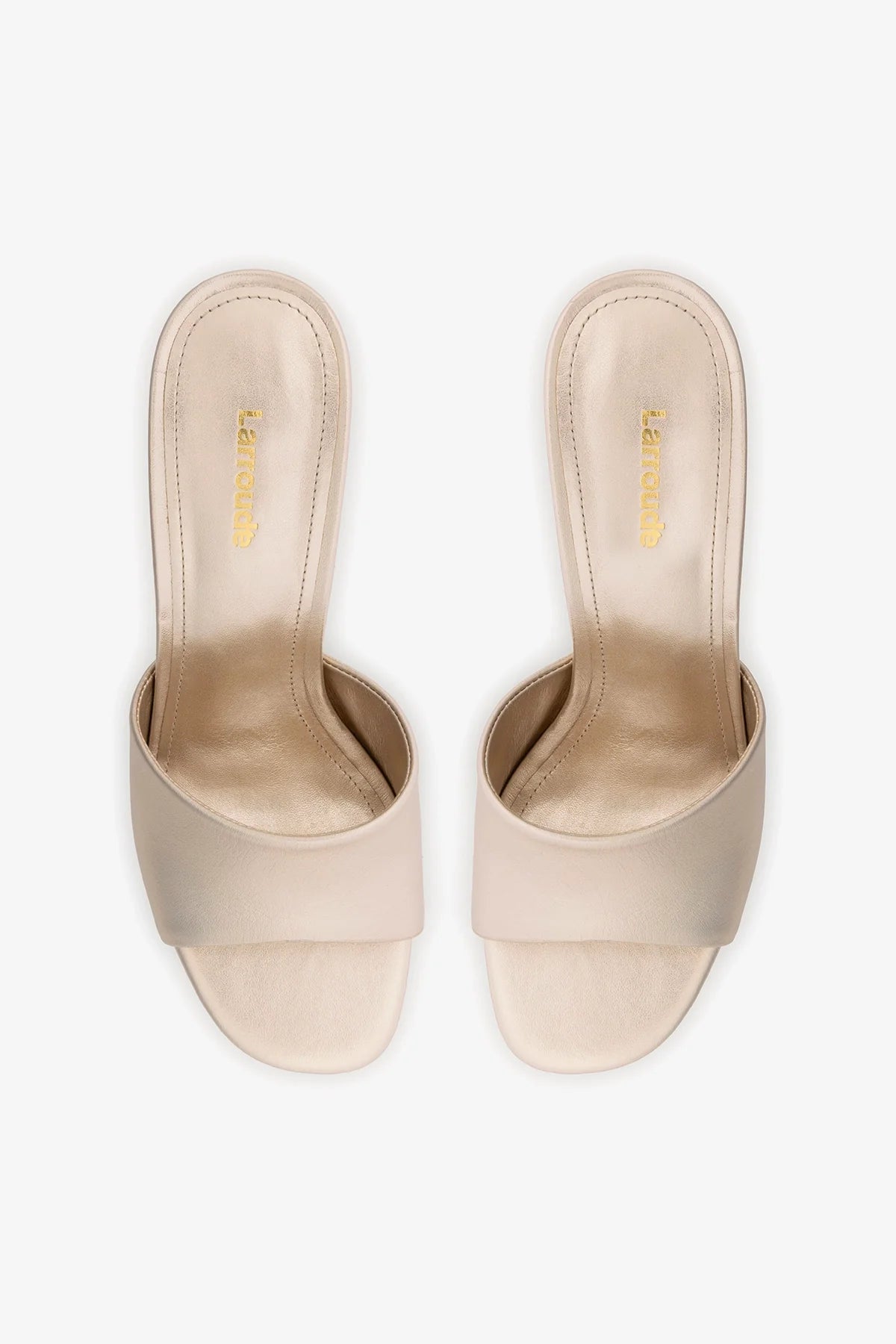 Dolly Mule Champagne Leather