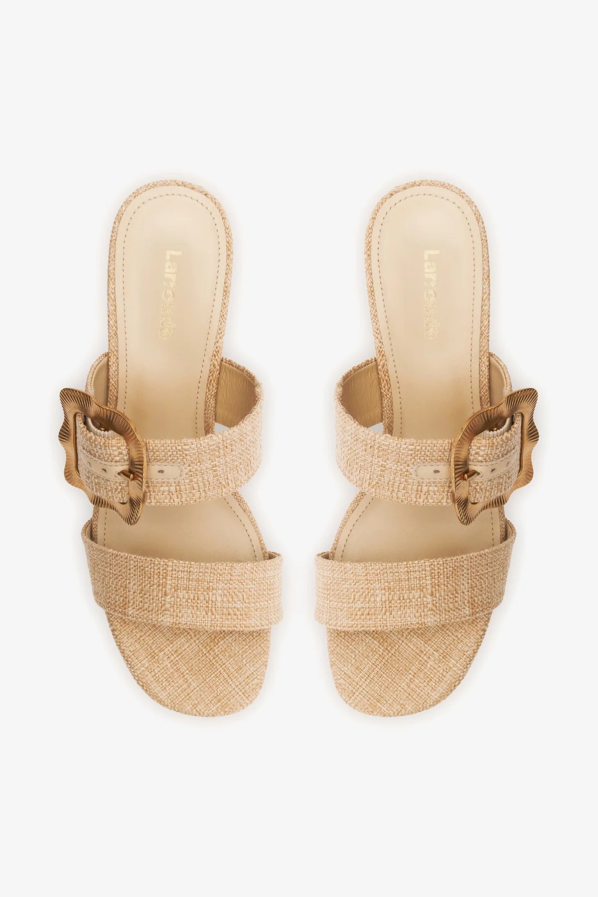 Maria Sandal Beige Raffia