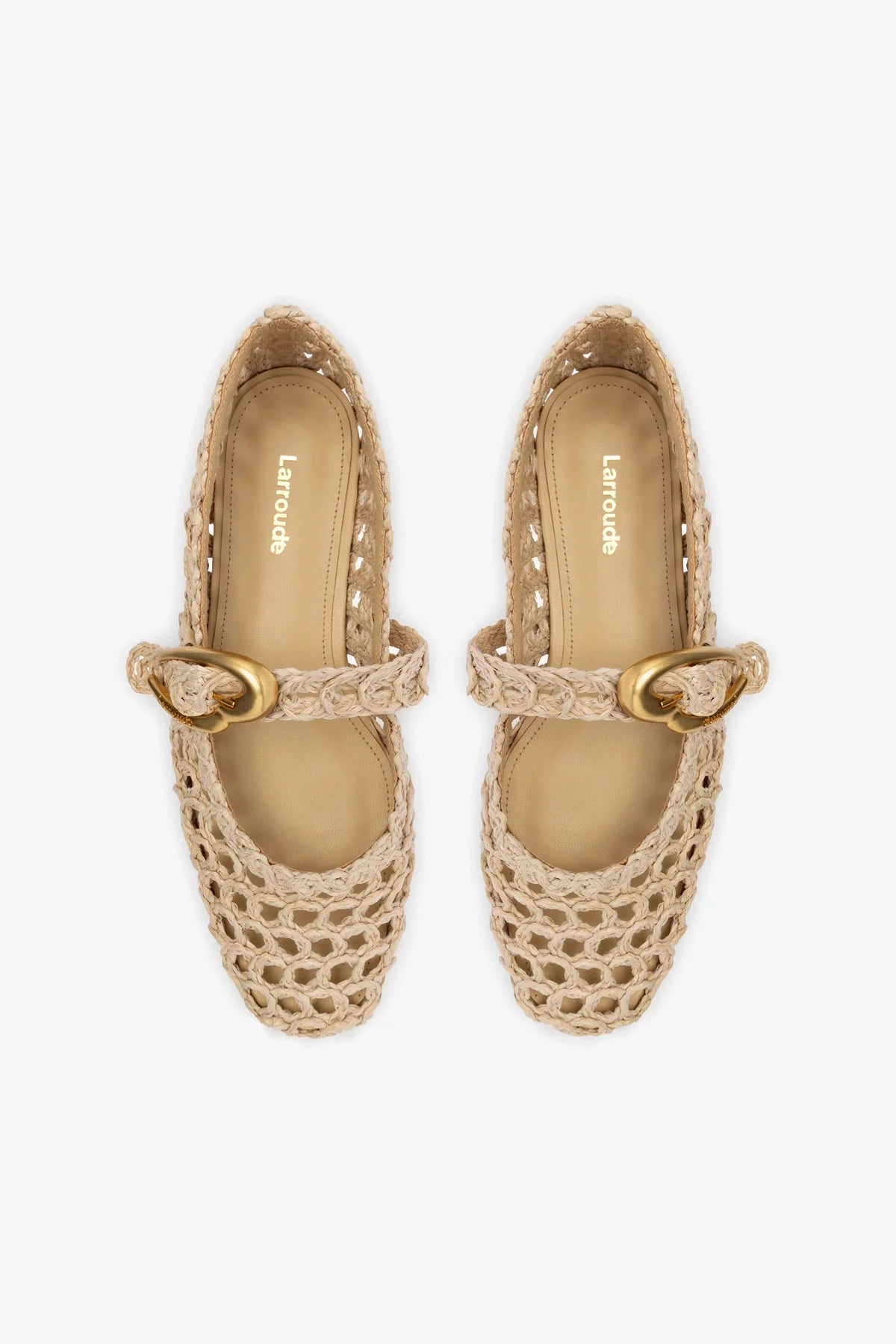 Verona Macrame In Beige Embroidered Raffia