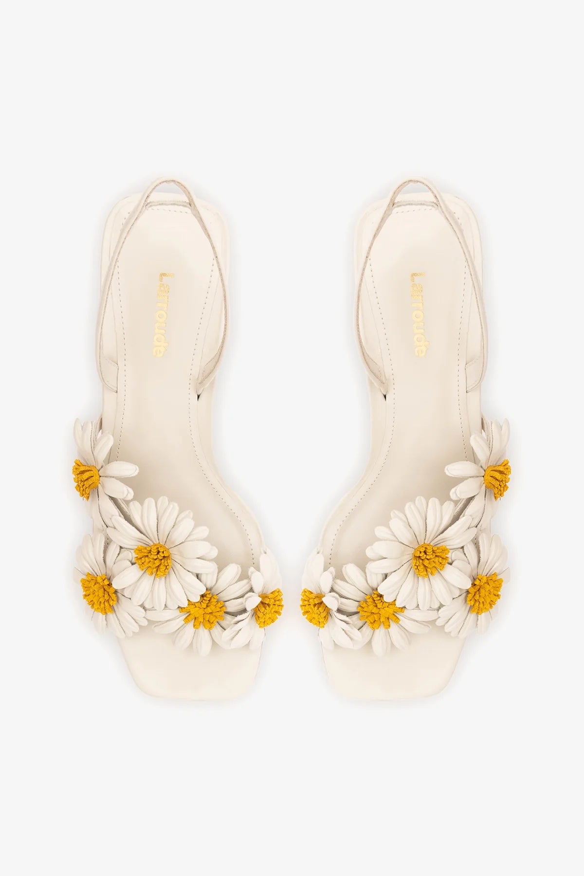 Fiore Sandal Ivory Leather