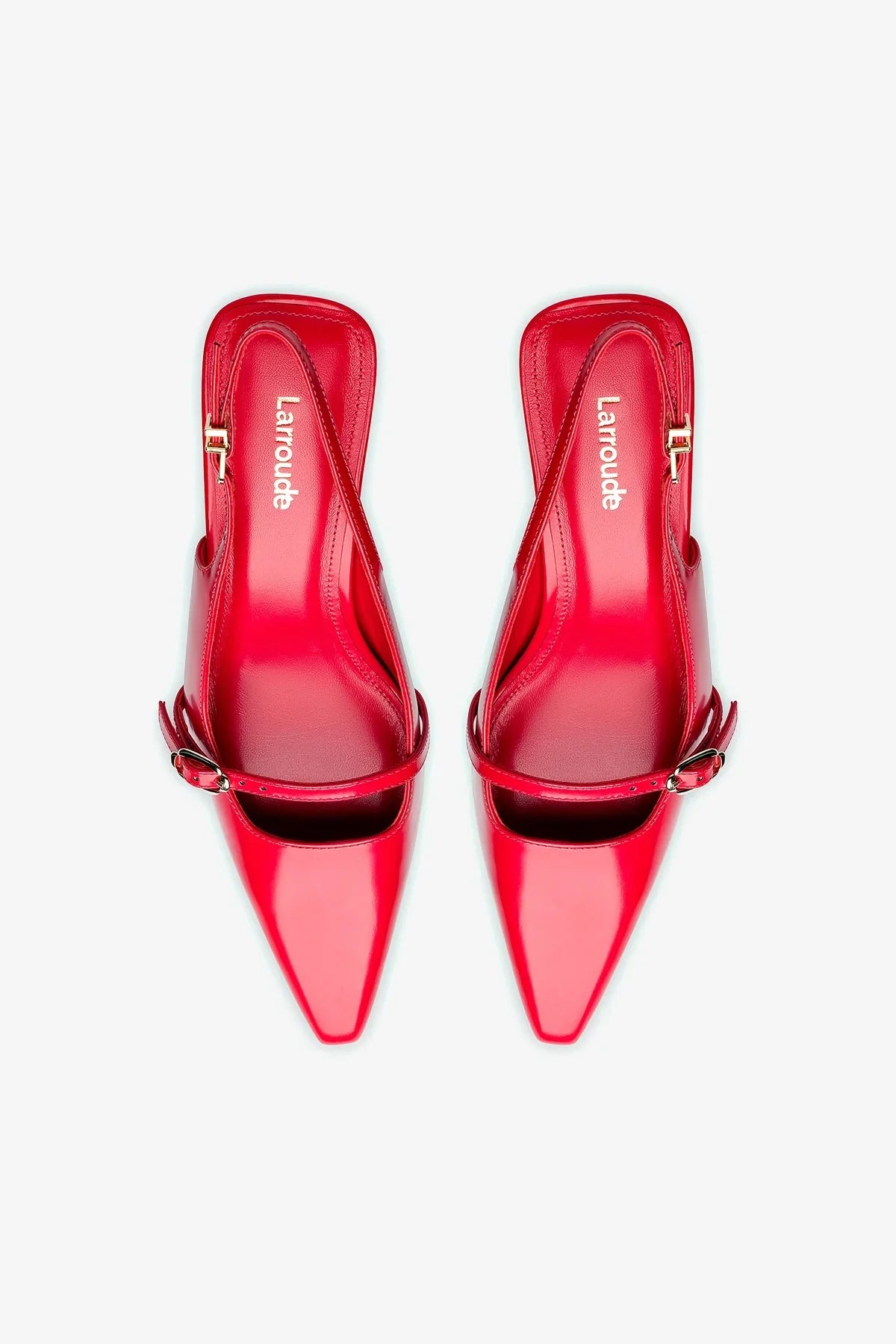 Ines Pump In Scarlet Leather