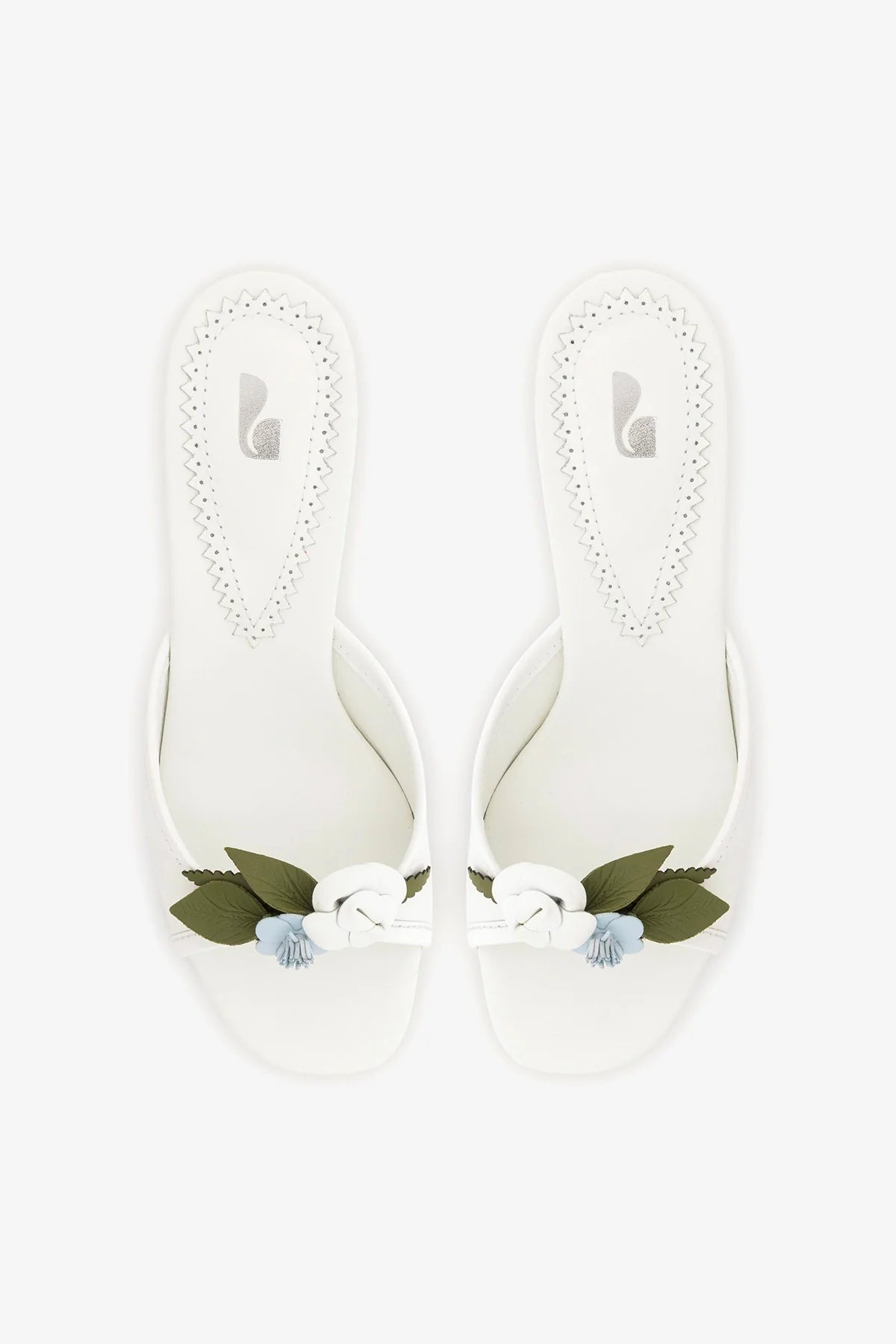 Juliette Mule White Leather