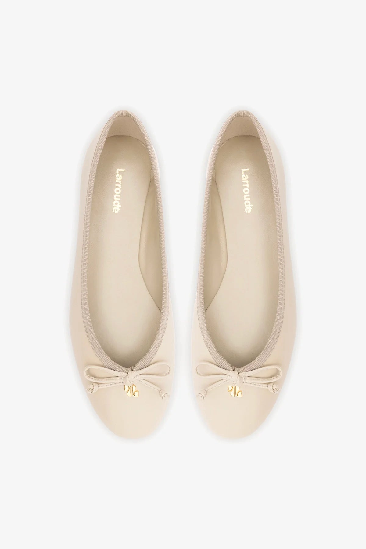 Pavlova Ballet Flat In Mushroom Grey Leather