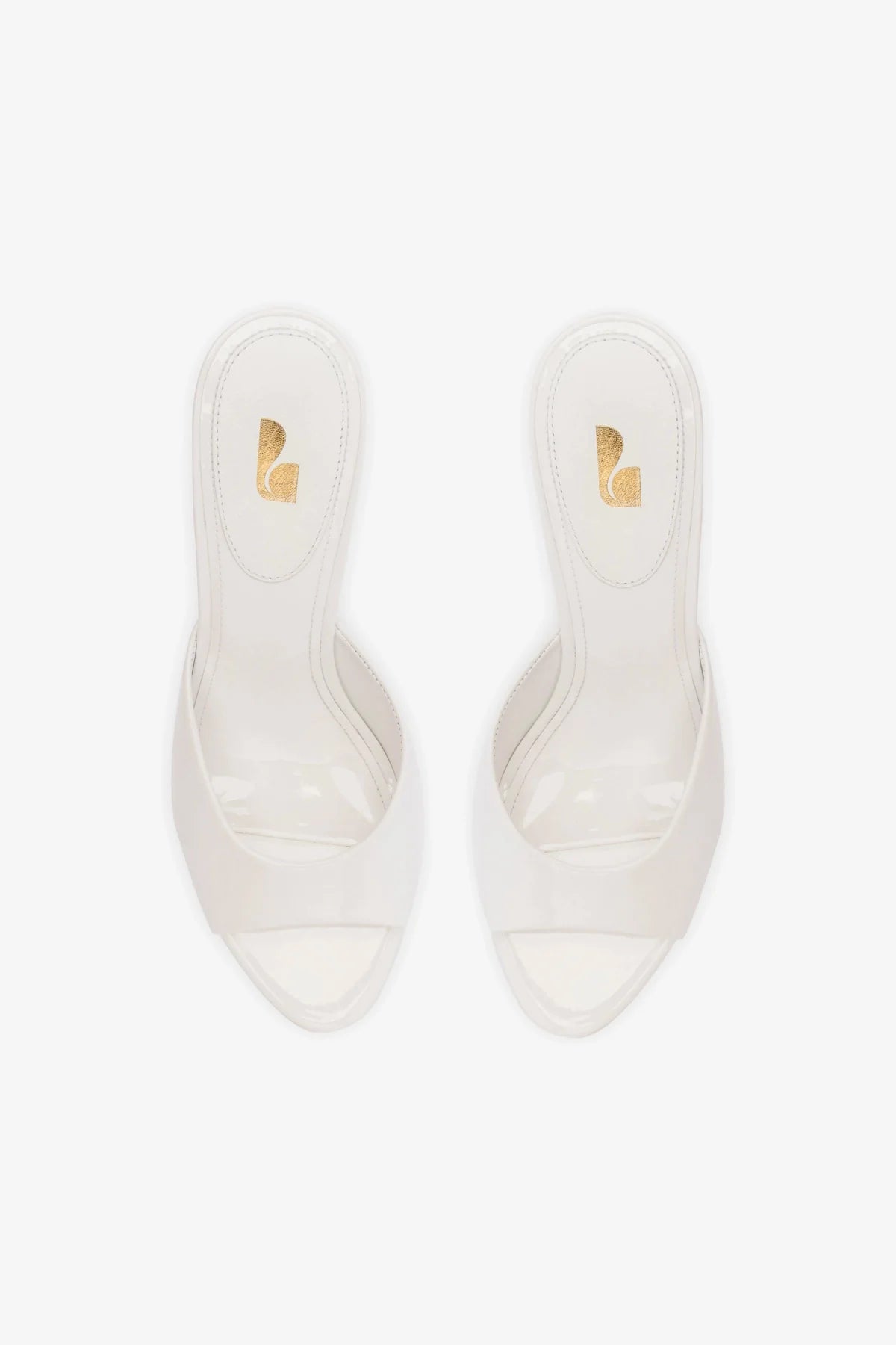 Jasmine Hi Mule In White Leather