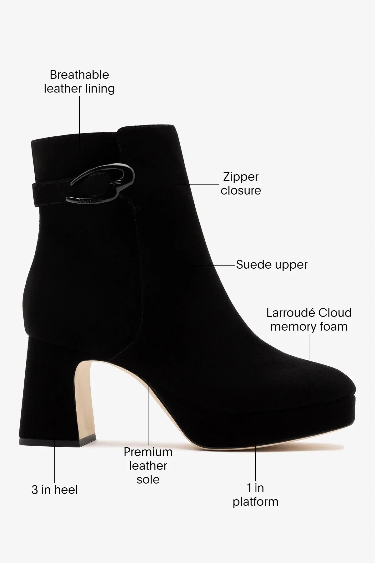 Dolly Verona Low Boot Black Suede