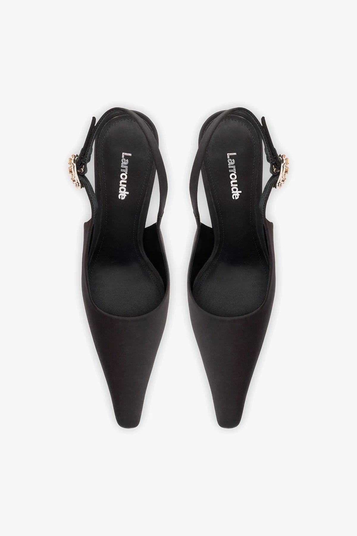 Carine Pump Black Satin