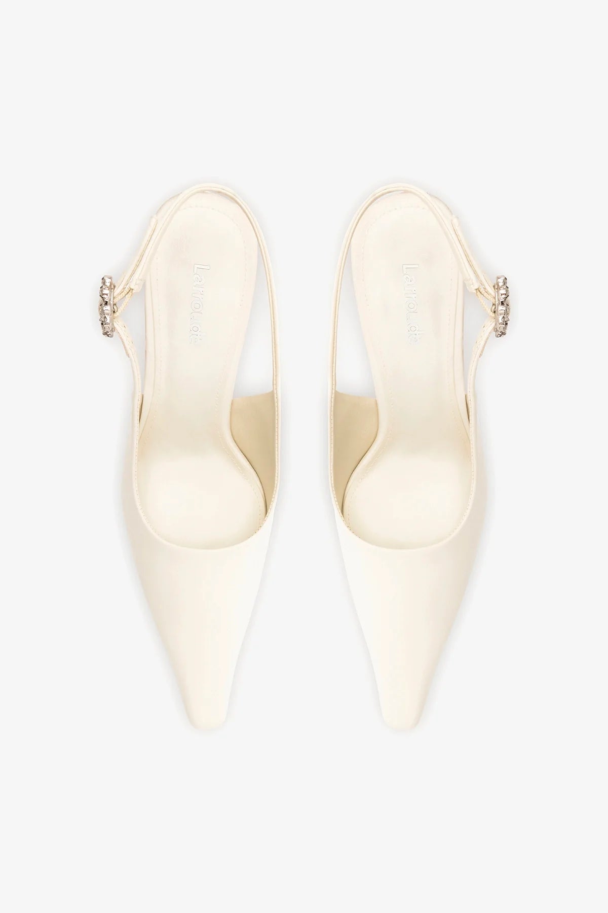 Carine Pump White Satin