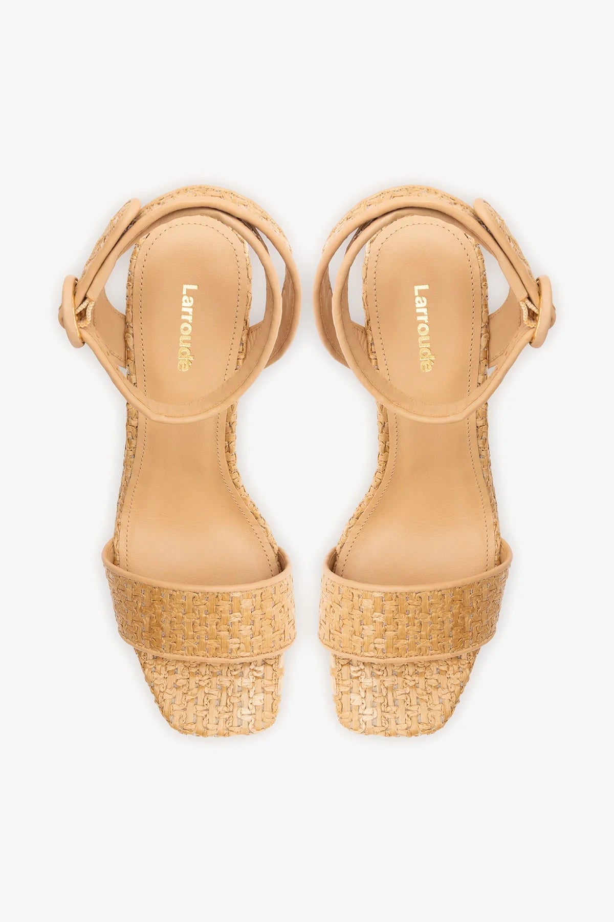 Cher Strap Sandal Natural Raffia