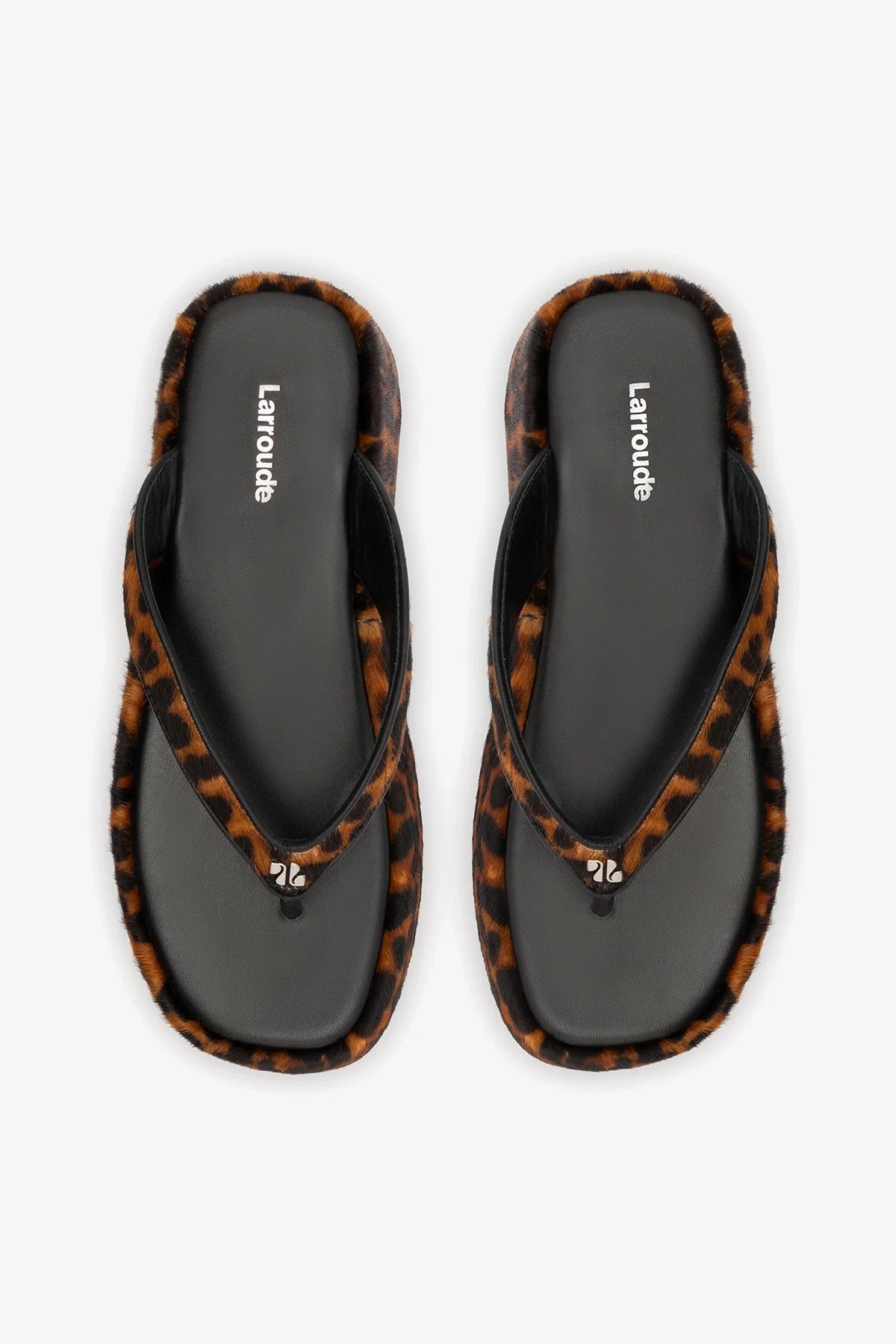 Roxy Thong Sandal Leopard Leather
