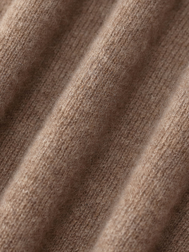 100% Cashmere Seamless Women Hooded Sweater