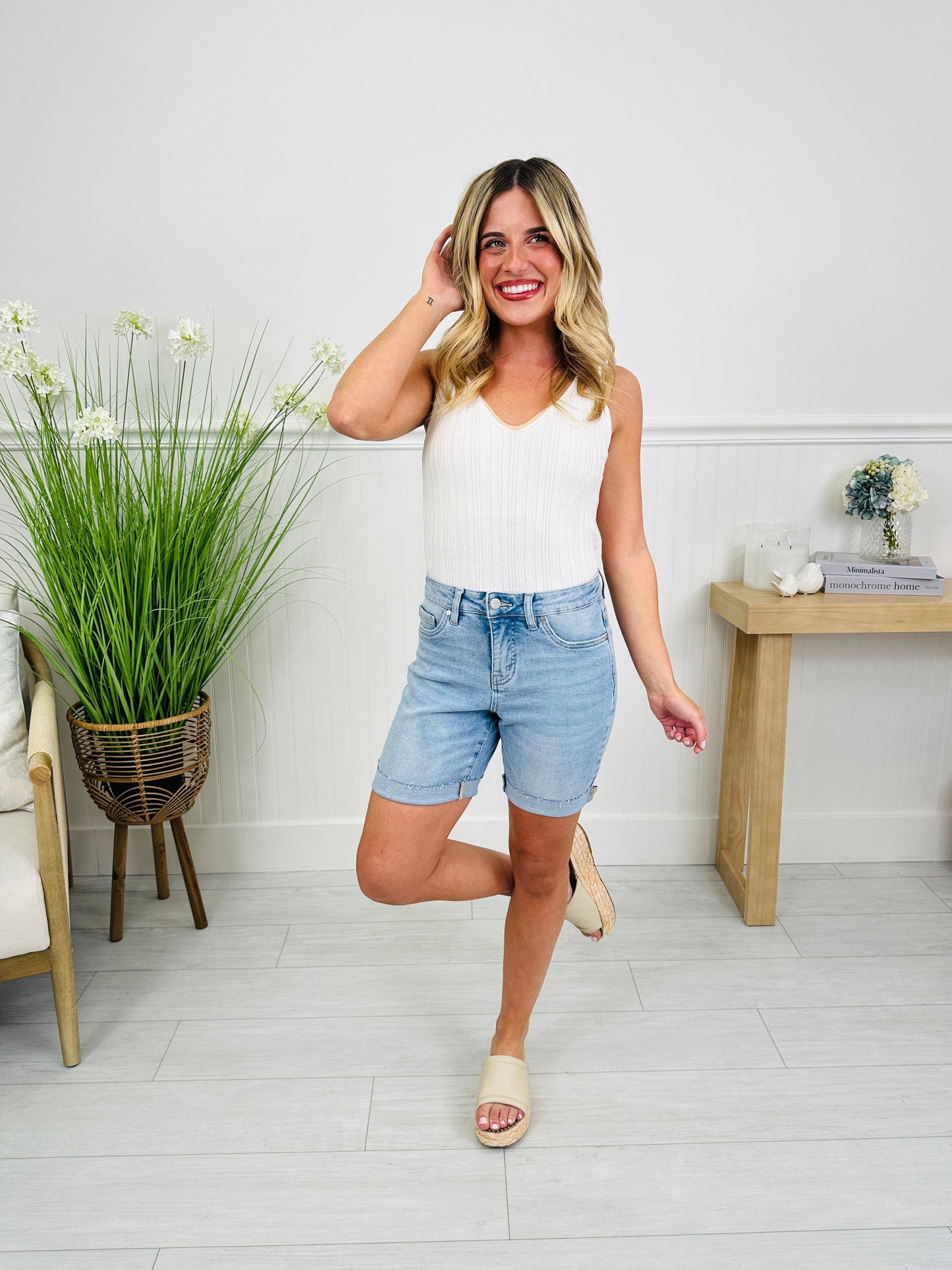 The Perfect Length Mid Thigh Tummy Control Shorts