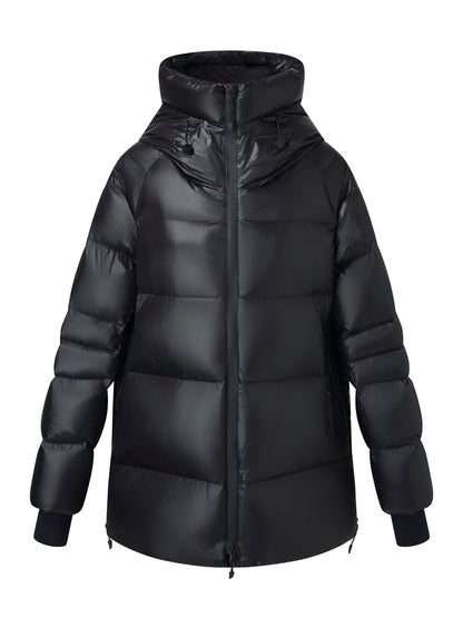 Waterproof And Windproof Unisex Hooded Goose Down Jacket