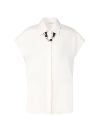 22MM Mulberry Silk Women Shirt With Silk Scarf