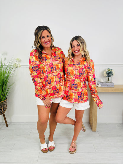 Where Spring Begins Top in Wilmington Print