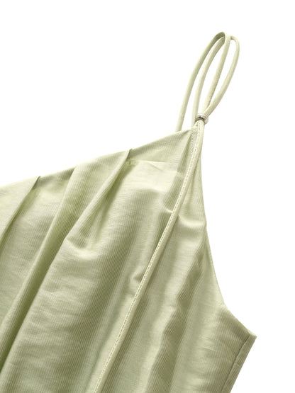 Tencel Blend Women Strap Maxi Dress