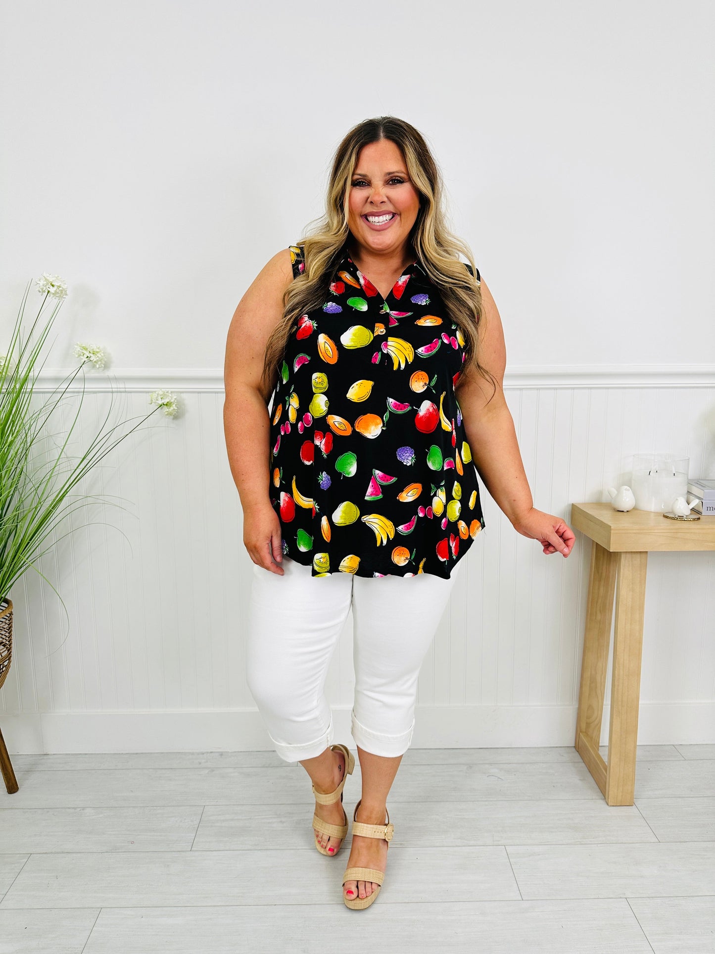 Styled For Summer Tank Top In Tampa Print