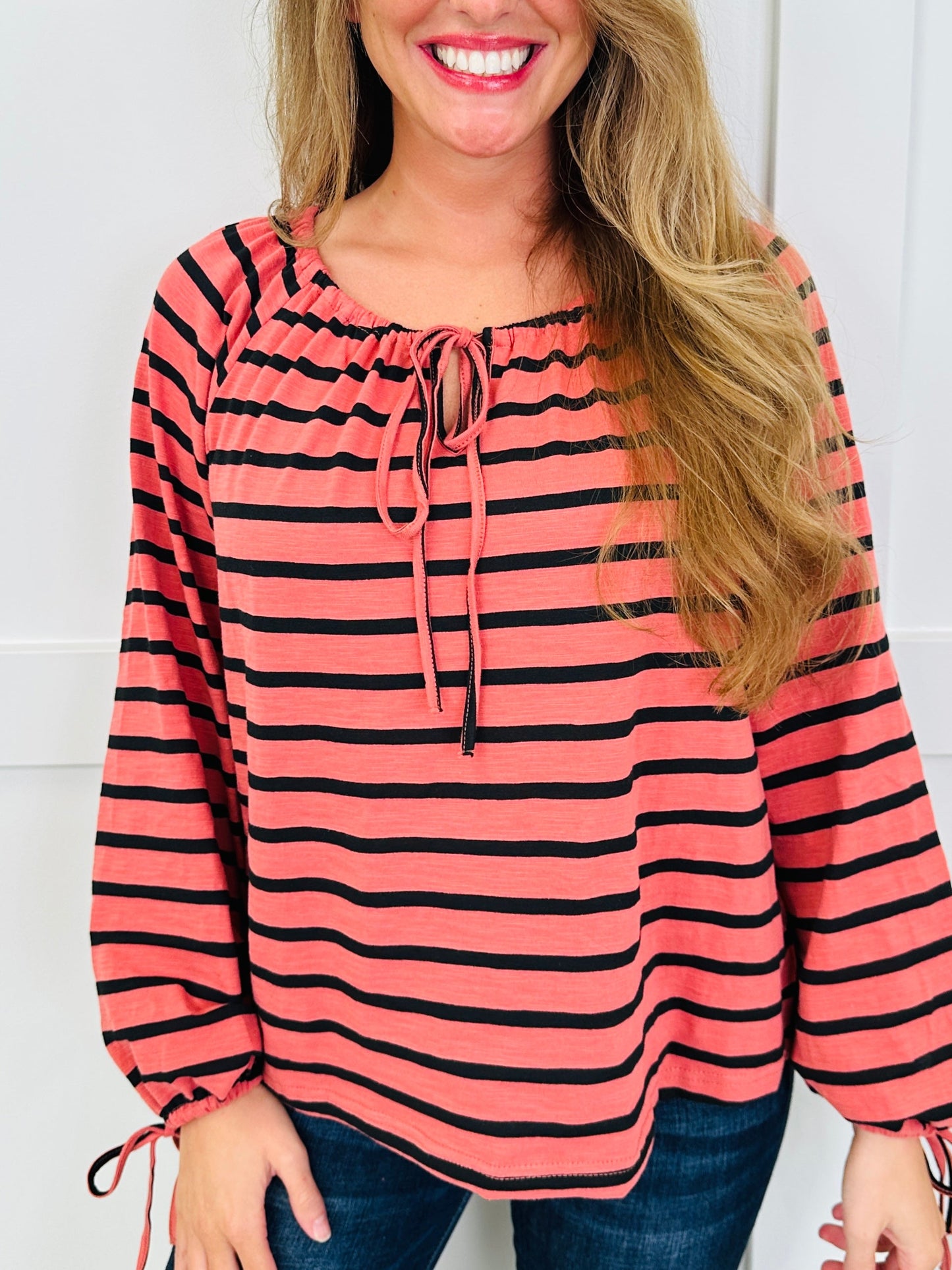 Ribbon & Stripe Top