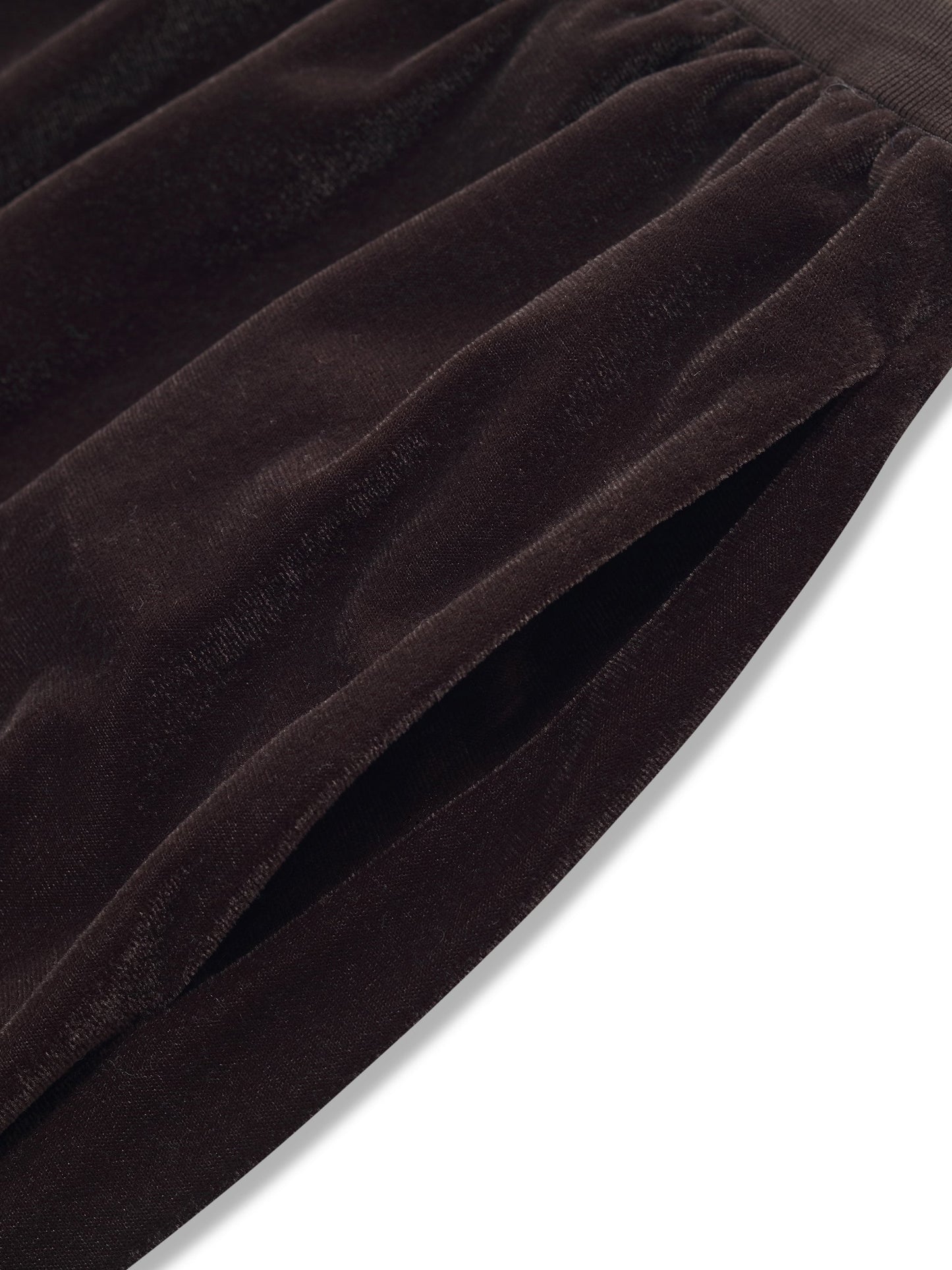 Velvet A-Line Elastic Waist Women Skirt