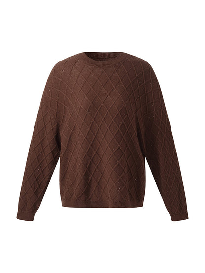Wool Blend Sequins Women Sweater