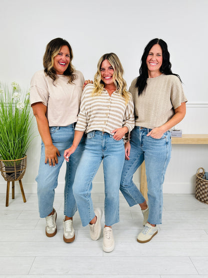 Judy Blue Feel Good Fit Ankle Straight Jeans