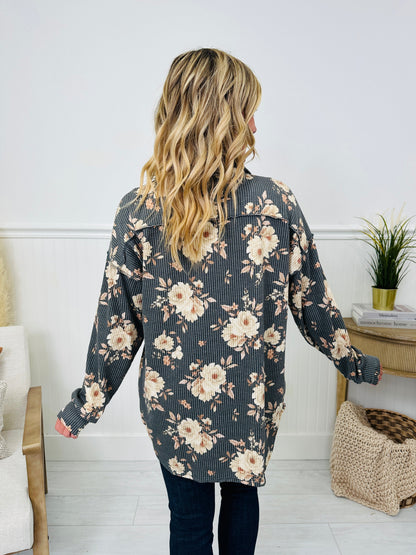 Blooms Of Fall Shacket