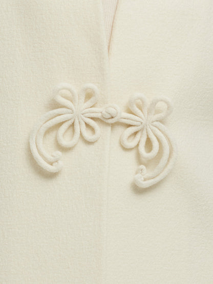 100% Wool New Chinese-Style Women Coat