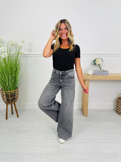 Judy Blue Smoke Show Palazzo Wide Leg Jeans