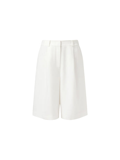 100% Acetate Women Knee Length Shorts