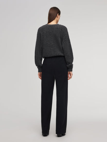 Stretch Loose Straight Leg Women Pants