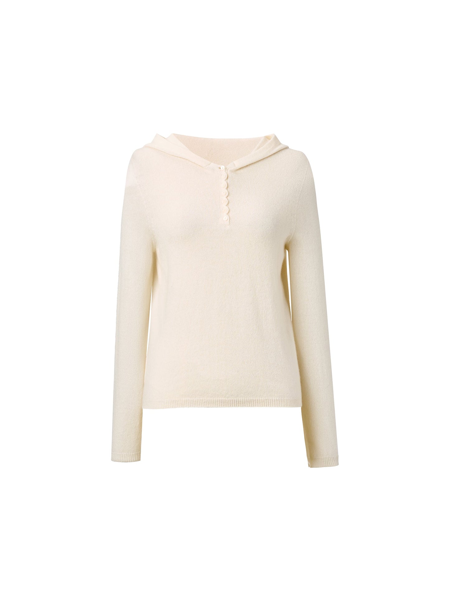 [Preview] 100% Cashmere Seamless Women Knit Hoodie