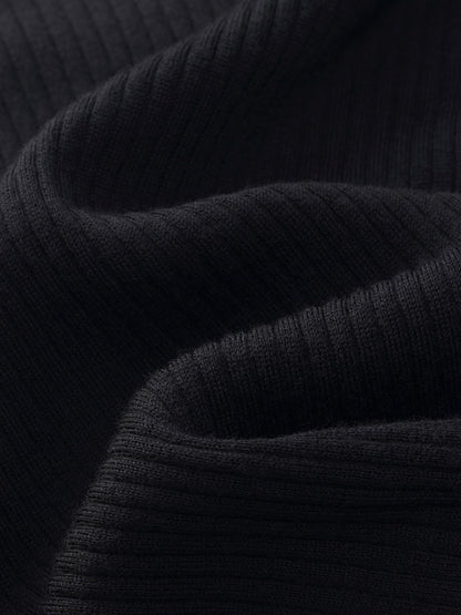 100% Washable Wool Mock Neck Women Knit Top