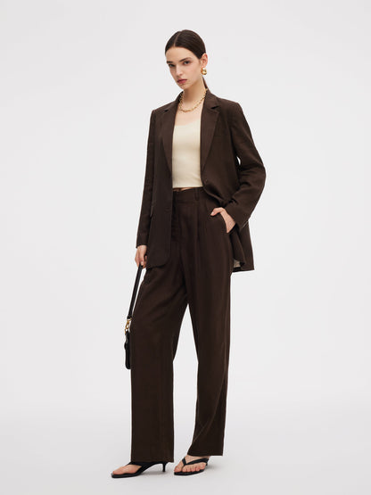 100% Linen Women Loose Fit Blazer
