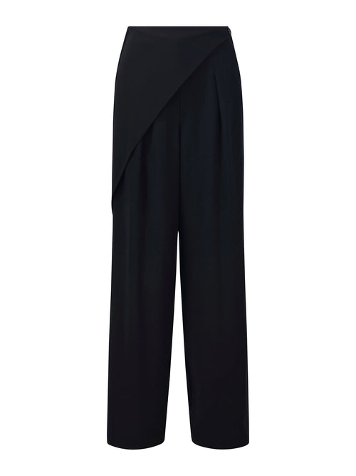 [Preview] Acetate Blend Women Wide Leg Pants