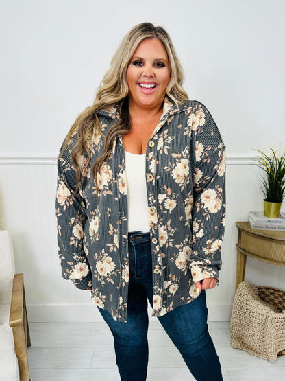 Blooms Of Fall Shacket
