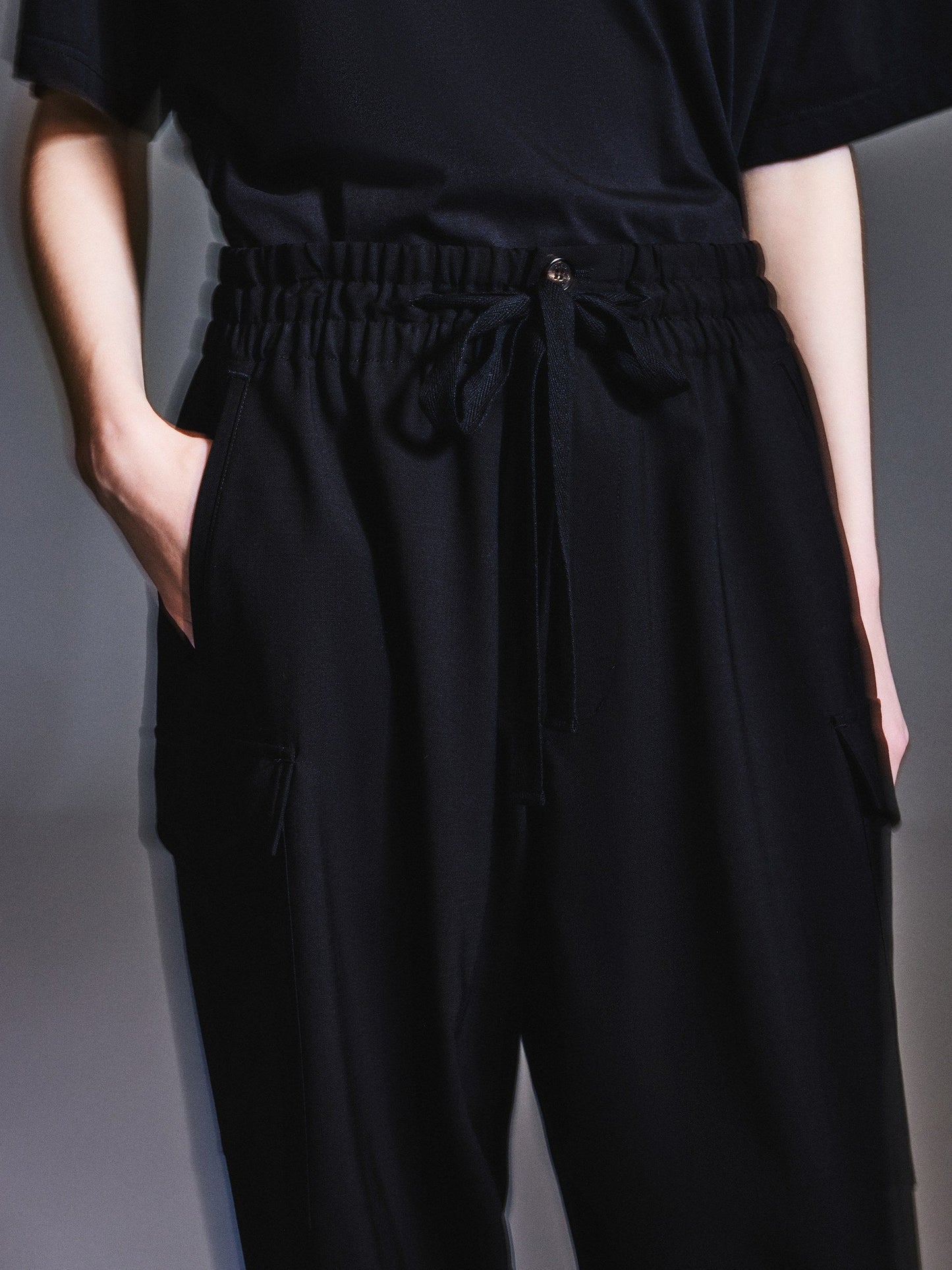 Machine Washable Wool Blend Unisex Straight Leg Pants