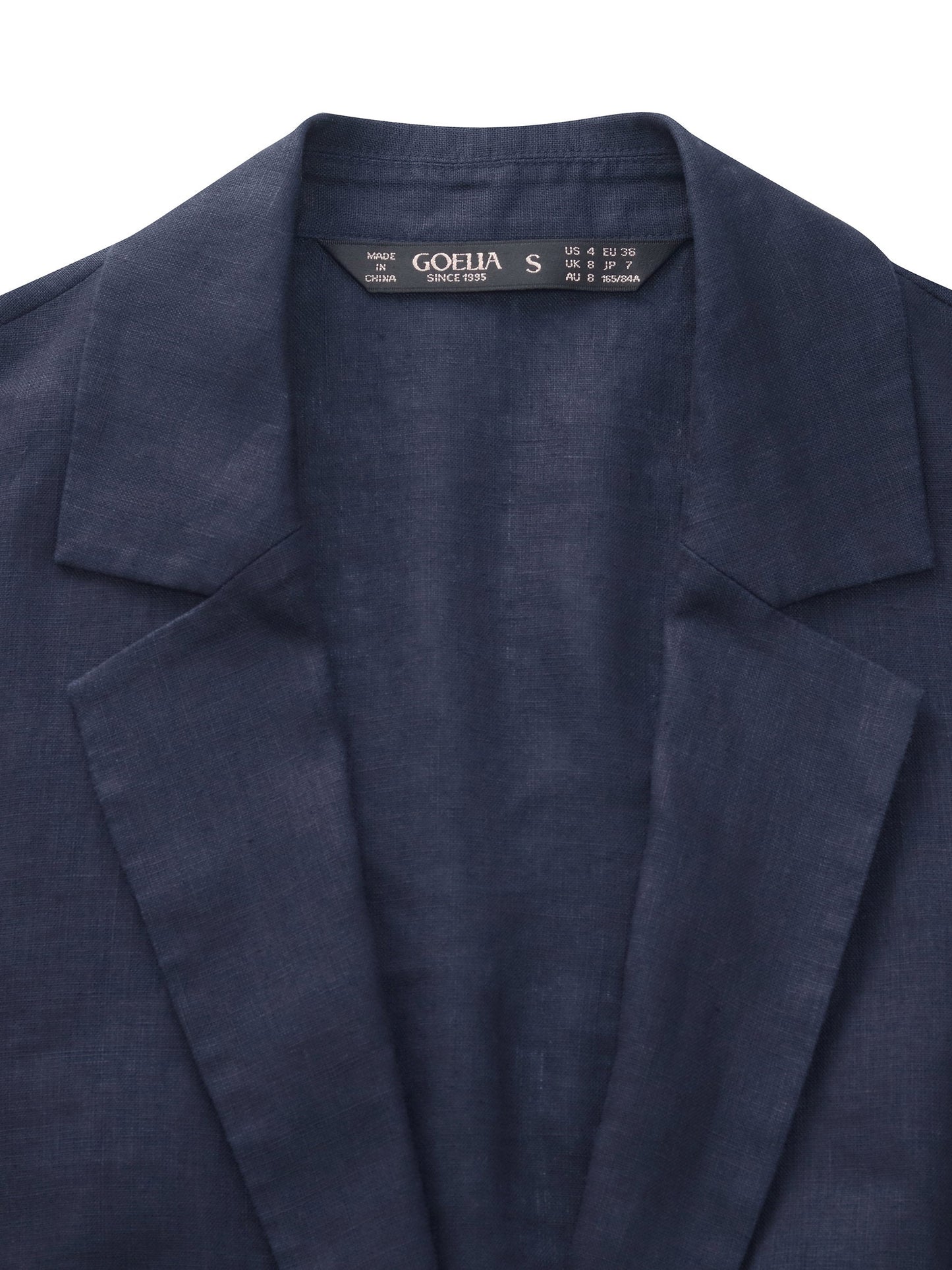 100% Linen 3/4 Sleeve Women Blazer