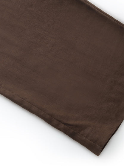 100% Linen Women Straight Leg Pants