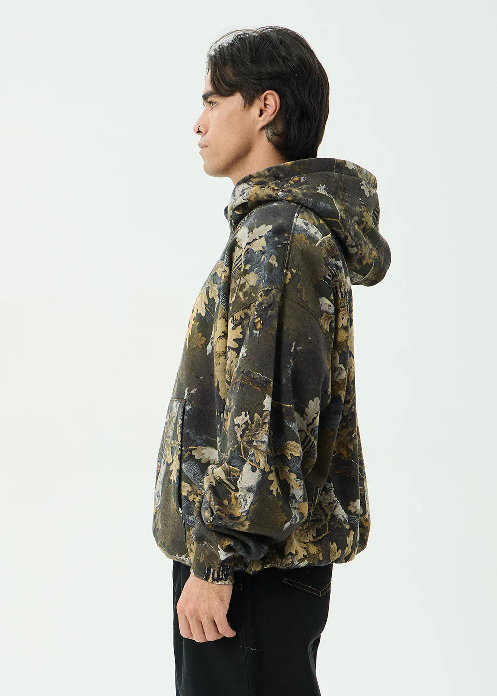 AFENDS Mens Find Me - Pull On Hood - Find Me