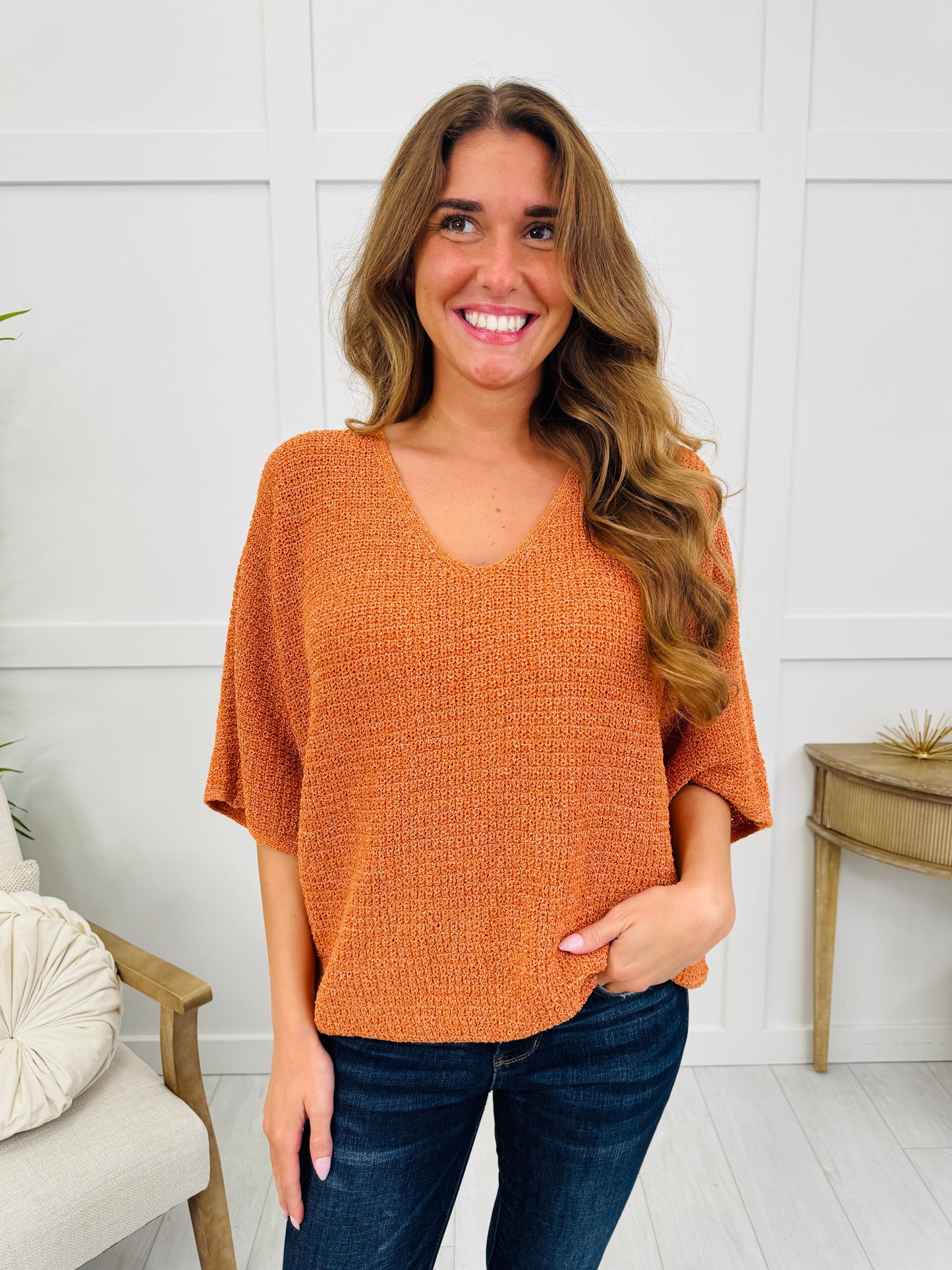 Rustic Charm Sweater In Multiple Colors