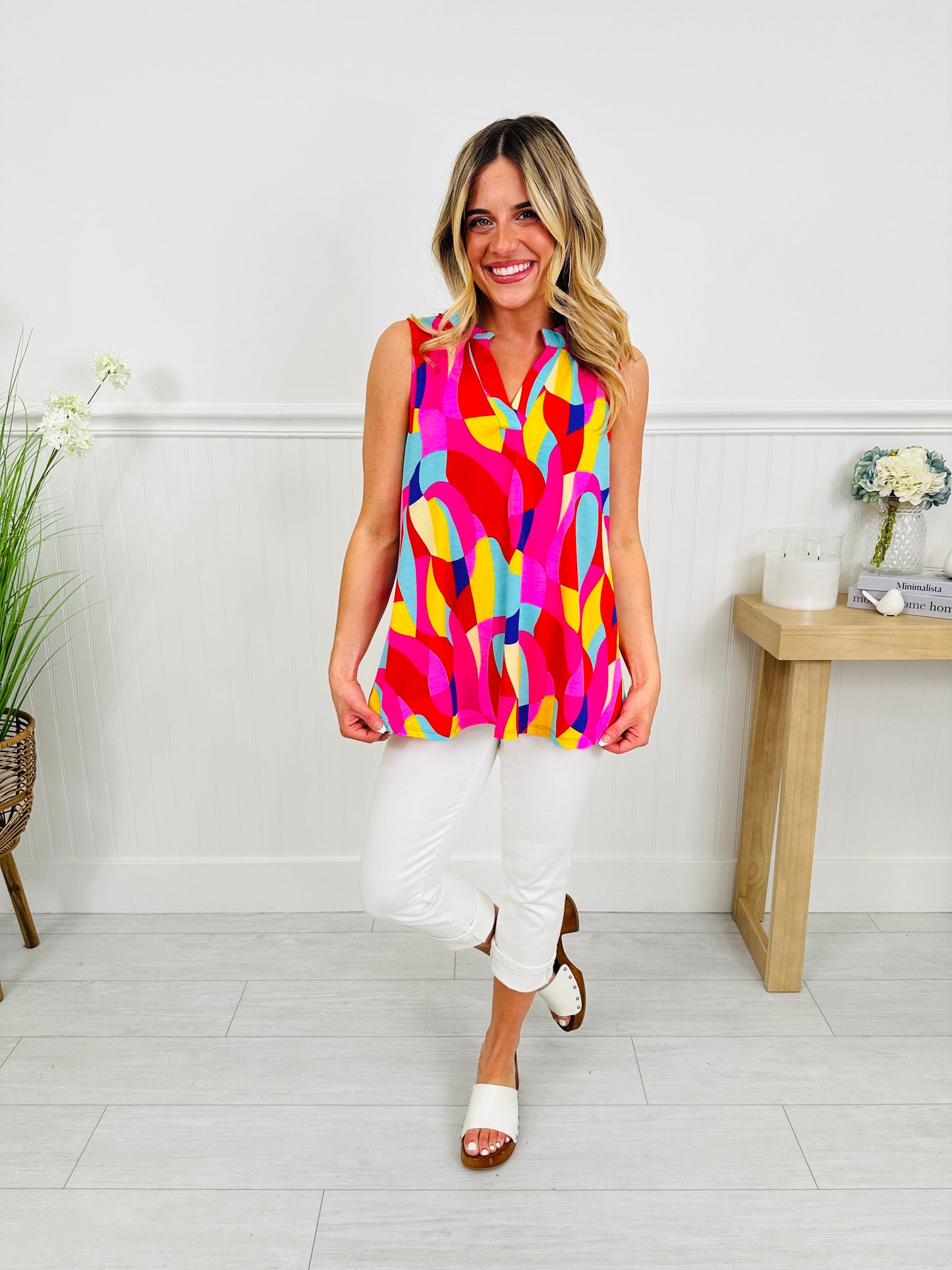 Sunshine Energy Top in Chicago Print