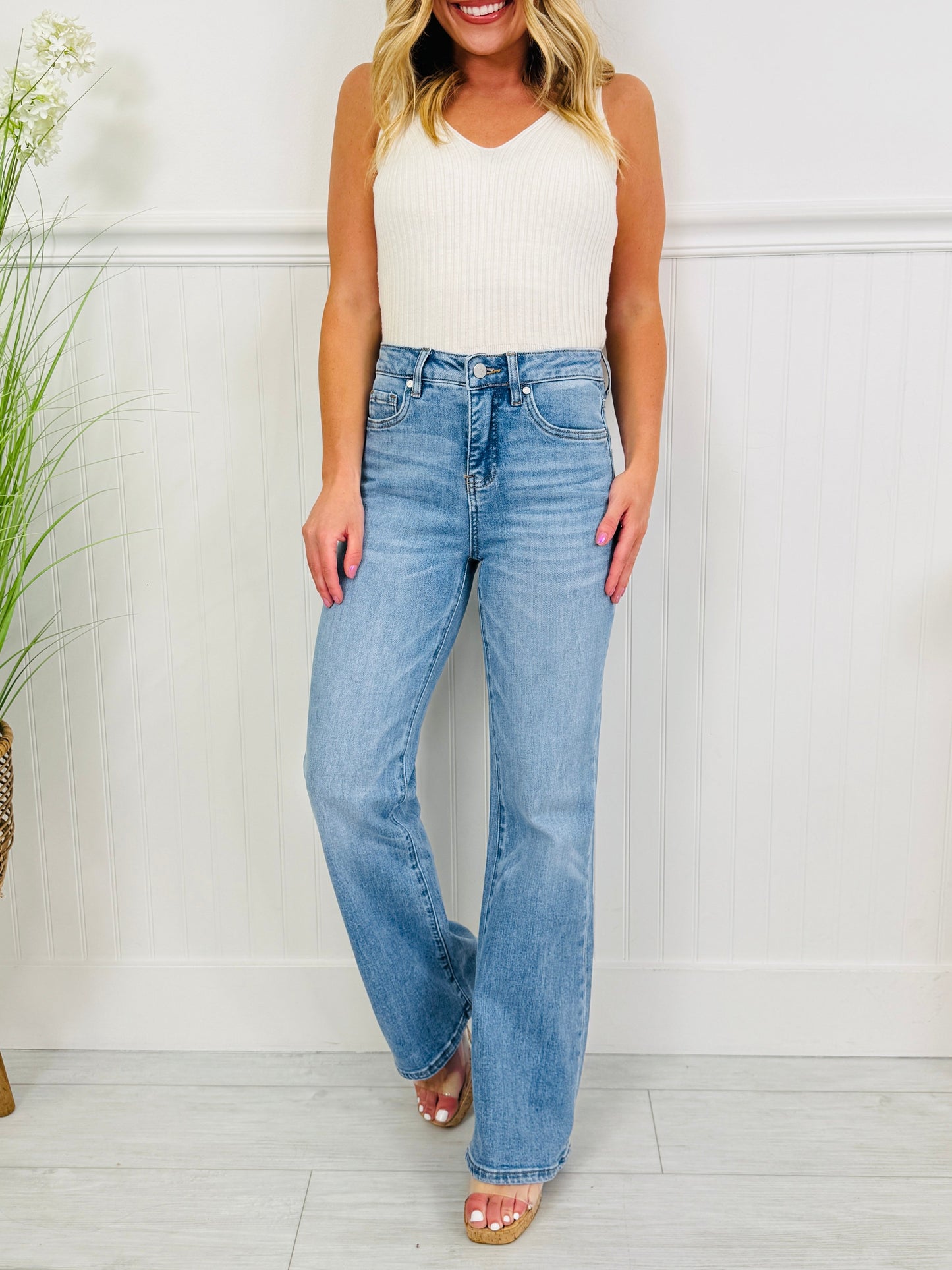 Three Reasons Tummy Control Bootcut Jeans In Multiple Inseams