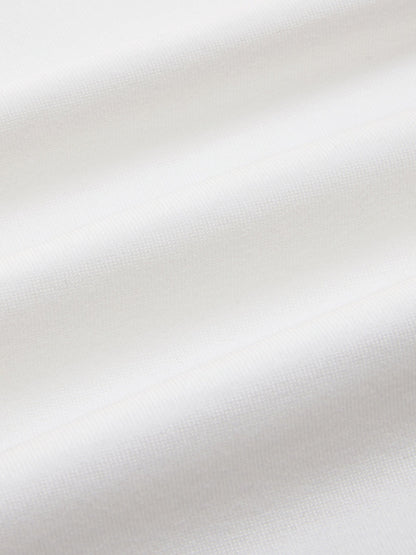 Cotton Side Twist Women T-Shirt With Detachable Beaded Chain