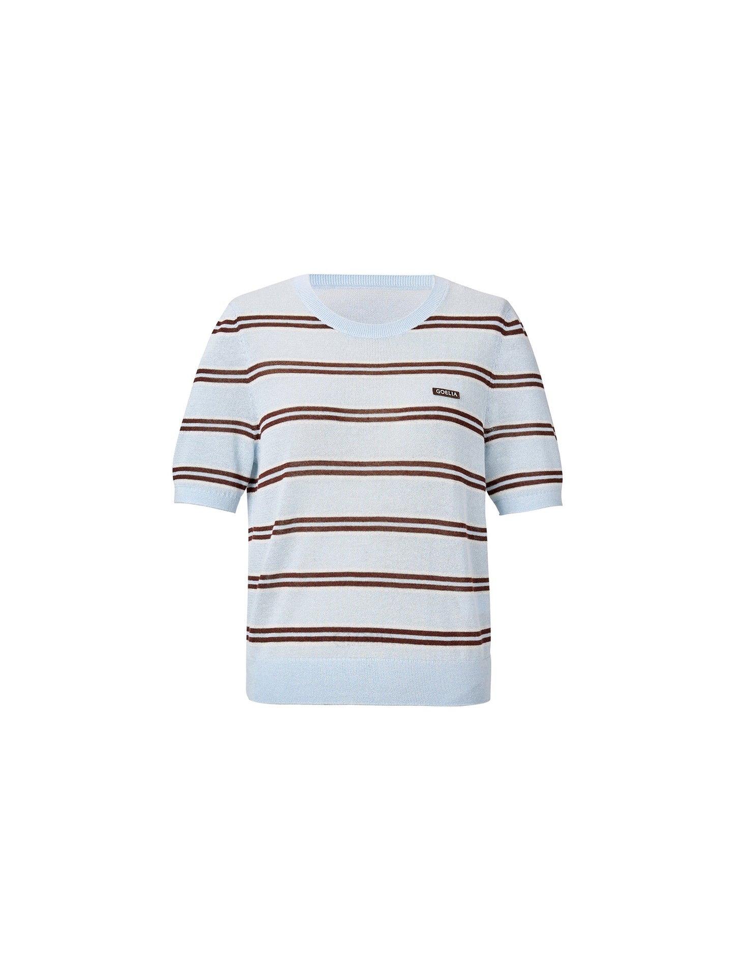 Crew Neck Stripe Women T-Shirt