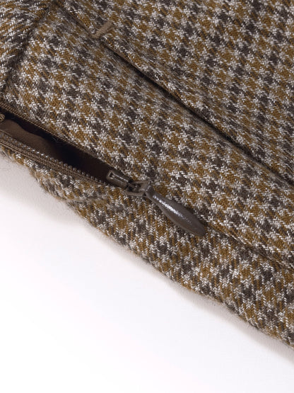 Plaid A-Line Pleated Women Skirt