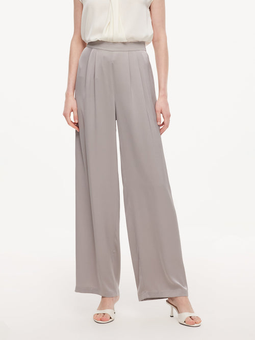 22MM Mulberry Silk Women Straight Leg Pants