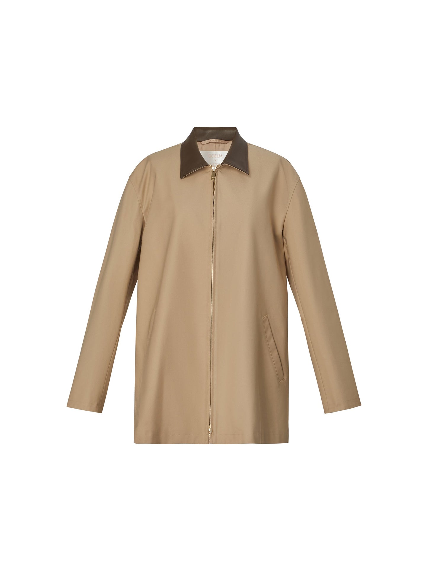 Loose Fit H-Line Zip-Up Unisex Mid-length Jacket